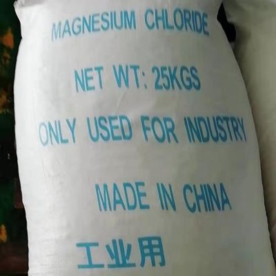 White Powdered Anhydrous Magnesium Chloride MgCl2 99% Soluble In Water
