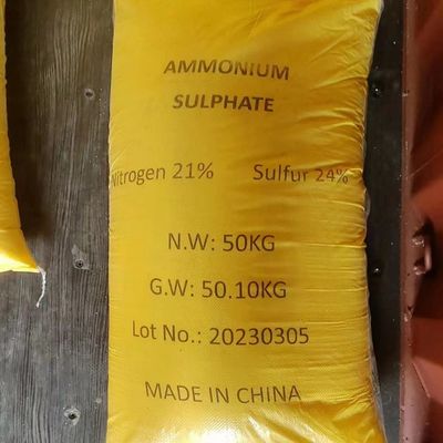 Ammonium Sulphate Chemical N 21% Crystal Particles For Fertilizer